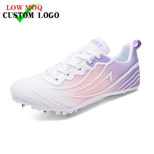 Sortie d'usine Speed Distance Hommes Femmes Logo personnalisé <span class=keywords><strong>Sprint</strong></span> Running Spikes <span class=keywords><strong>Chaussures</strong></span> <span class=keywords><strong>Athlétisme</strong></span> <span class=keywords><strong>Chaussures</strong></span> d'<span class=keywords><strong>athlétisme</strong></span> - Product Image 1