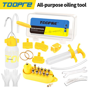 Kit <span class=keywords><strong>de</strong></span> Purgado <span class=keywords><strong>de</strong></span> <span class=keywords><strong>Frenos</strong></span> para Bicicleta <span class=keywords><strong>de</strong></span> Montaña TOOPRE, Herramienta <span class=keywords><strong>de</strong></span> Reparación <span class=keywords><strong>de</strong></span> <span class=keywords><strong>Frenos</strong></span> <span class=keywords><strong>de</strong></span> Disco Hidráulicos para Bicicleta <span class=keywords><strong>de</strong></span> Carretera, Compatible con SRAM, <span class=keywords><strong>SHIMANO</strong></span>, MAGURA, Avid, XTECH, ZOOM - Product Image 1