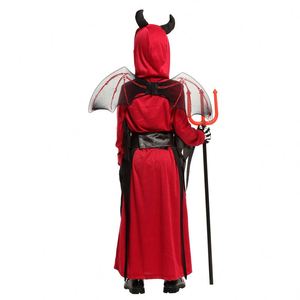 Disfraces de Diablo con Cuernos Rojos para Niños y Niñas, Disfraces de Halloween para Niños, 4ourcostumes - Product Image 5