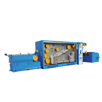 HOOHA-450/13 Sous-moteur en ligne Grande machine à dessiner Double enrouleur et équipement de fabrication de câbles