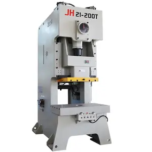 JH21-200 Ton Punch Press CNC Único Crank Power Press Máquinas Máquina De Perfuração Pneumática