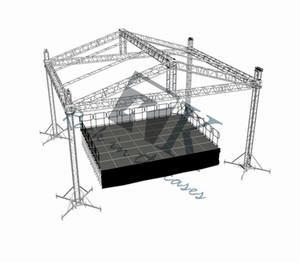 Portable Square Speaker Box Truss Concerts Aluminum Alloy Stage Lighting Events Spigot Truss Heavy Duty - Product Image 3