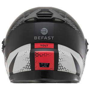 Casque Befast Volt Jet Blanc Rouge Noir M - Product Image 4
