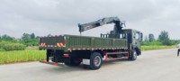 DONGFENG D9 8T personnalisé grue pliante manipulateur Cargo Truck avec 5T Boom Crane Off Road AWD Desert Logistic Transporter