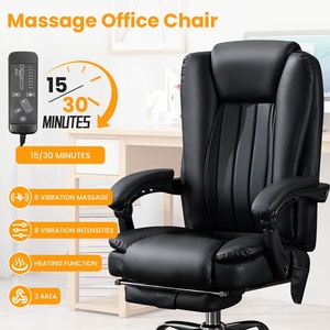 Silla de Oficina Ejecutiva con Ventilación, Cuero, 6 Puntos de Masaje, Calefacción, Reposabrazos Acolchados, Silla Gaming, Muestra Gratis - Product Image 2