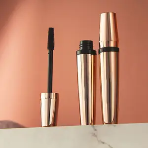 Schicke klassische großhandel fabrik umweltfreundliche 10 ml Wimpernbehälter individuelle leere Rose Gold Plastik-Mascara-Röhren-Verpackung