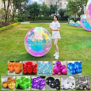 Manufacturer Custom Inflatable <b>Mirror</b> <b>Ball</b> PVC Party Sphere Balloons Customized Decorative Inflatable Iridescent <b>Mirror</b> <b>Balls</b> Gi - Product Image 3