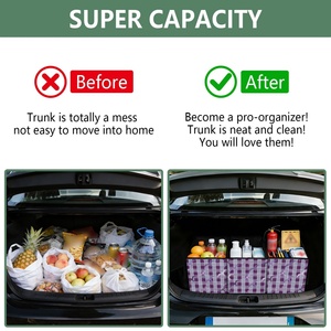 Hawaiian Custom Iwa Birds Print Convenient Large Capacity Kitchen Reusable Grocery <b>Bags</b> <b>Foldable</b> Shopping Box for Travel - Product Image 4