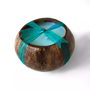 Ciotola di guscio di cocco di alta qualità per candele ciotola di cocco con guscio decorato naturale in vendita - Product Image 6