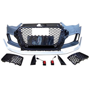 Kit Carrozzeria Più Venduto Paraurti Anteriore con Griglia a Nido d'Ape per <span class=keywords><strong>Audi</strong></span> <span class=keywords><strong>A3</strong></span> S3 8V Aggiornamento a RS3 <span class=keywords><strong>2014</strong></span> 2015 2016 - Product Image 3