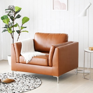 <span class=keywords><strong>Fauteuil</strong></span> individuel en similicuir PU moderne, couleur beige, noir, <span class=keywords><strong>blanc</strong></span>, canapé, chaise de haute qualité, fabrication sur mesure, directement de l'usine, Armonia ModernDeco - Product Image 2
