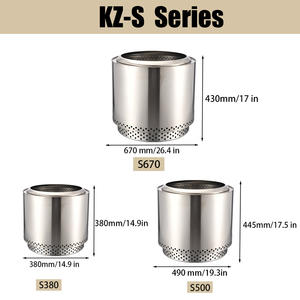 304 Edelstahl Rauchfreie Feuerstelle im Freien für Camping und Hinterhof Verwenden Sie rauch lose Feuerstellen für den Außenbereich - Product Image 4