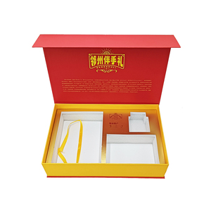 Cajas de Regalo de Cartón de Lujo para Perfumes, Cierre Magnético Negro y Rojo, Material Rígido para Empaque de Cuidado de la Piel, Laminación Mate - Product Image 4