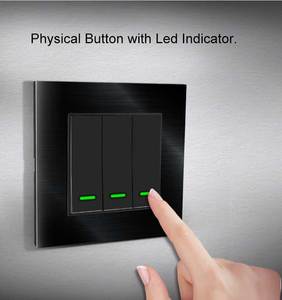 TB11 1/2/3 Gang Tuya Smart EU/UK Công Tắc Điều Khiển Từ Xa Công Tắc Nút Vật Lý Zigbee Công Tắc Điện Không Dây - Product Image 3