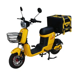 Commercio all'ingrosso 14 "ciclomotori bicicletta elettrica 30ah batteria al litio brushless motore 800W con pedale ebike per fast food