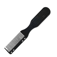 Offre Spéciale vente en gros barbier nouveau Style hommes deux usages galvanoplastie peigne barbe outils de coiffure brosse de nettoyage professionnelle