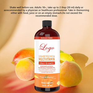 プライベートラベルプレミアムフォーミュラスキンヘルスリキッドマルチビタミン育毛サプリメント女性用育毛ビタミン - Product Image 2