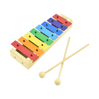 Wholesale 8.7inch 8 Note Wooden Xylophone Musical Instrument