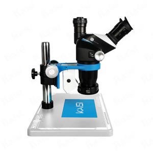 Kaisi S8三眼顕微鏡プロフェッショナル顕微鏡豊富な被視野深さ優れたクラリティ優れたフラットフィールド - Product Image 3