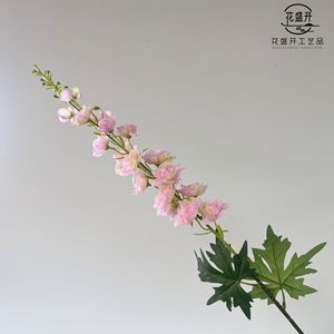 Artificial Larkspur Single Stem Blue Purple <b>Silk</b> <b>Flower</b> Wedding Home Decor Outdoor Photography Props - Product Image 4