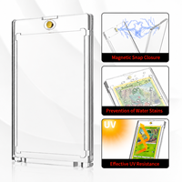 Étui professionnel One Touch pour cartes d'identité, protège-cartes transparent 35PT, porte-cartes magnétique pour cartes à collectionner, jeux de cartes TCG, présentoir pour collectionneurs