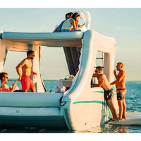 Bateau électrique solaire 2025 Nouveau design Bateau électrique solaire Lounge de fête Bateau gonflable Sea Panzer à vendre