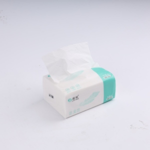 Vente en gros de mouchoirs faciaux doux 3 plis 100% pâte de bois vierge écologiques avec motif floral en relief, boîte de mouchoirs personnalisée avec logo pour un usage domestique - Product Image 3