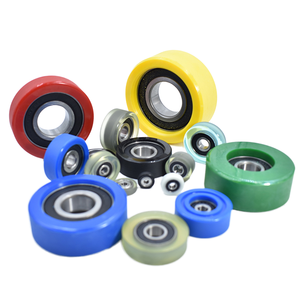 Roulements en nylon POM, caoutchouc PU, revêtus de polyuréthane, 6200 6201 <span class=keywords><strong>6202</strong></span>, pour appareils ménagers - Product Image 4