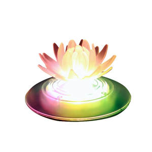 Lampe flottante solaire LED à changement de couleur RGB, lumière solaire pour bassin extérieur, lampe de jardin imperméable, décoration de bassin, lumière sous-marine pour piscine - Product Image 2