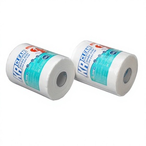 Private Label Service KRCLEAN Premium Disposable Wood Napkin Roll Floral Design Eco-Friendly Silk Screen Printed Thanksgiving - Product Image 1