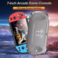 X12 PLUS Mini rétro 7.1 pouces écran HD Console de jeu portable jeux classiques intégrés portables PS1 pour lecteur vidéo GBA FC Wi-Fi