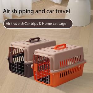 इटा ने पीप पालतू एयरलाइन वाहक फोल्डेबल पोर्टेबल ठोस रंग यात्रा क्रट मध्यम बड़ी बिल्लियों कुत्तों को भारी शुल्क हवादार किया - Product Image 4