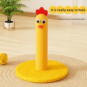 <b>Cat</b> Climbing Frame <b>Scratching</b> <b>Post</b> Density Board Home Use Small Apartment Wear-resistant - Product Image 4