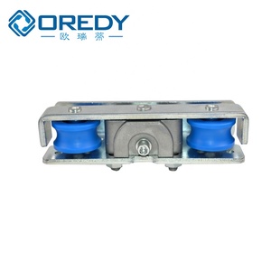 Juego de Poleas para <span class=keywords><strong>Puerta</strong></span> Corredera Automática Moderna OREDY, Soporte de <span class=keywords><strong>Puerta</strong></span> Automática de Acero con Polea de Poliéster, Fácil Instalación con Tornillos - Product Image 4