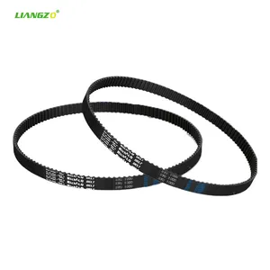 Excellent Resilience and Stretch Long Lasting Anti-static PU Black Synchronous Belt