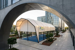 Carpa de Techo para Pista de Pádel Deportiva, Modular, de Instalación Múltiple, de Aleación de Aluminio de Alta Resistencia, Duradera y con Alta Resistencia al Óxido - Product Image 3