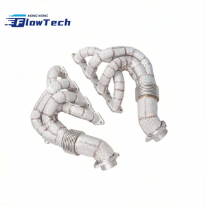 ท่อร่วมไอเสีย FlowTech คุณภาพสูง SS304 พร้อมแผ่นกันความร้อนสำหรับ Ferrari F430 4.3L V8 ปี 2005-2009 แบบติดตั้งได้โดยตรง - Product Image 6