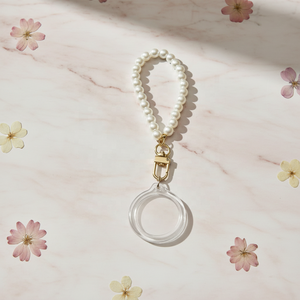 Custom Vintage Pearl Phone Acrylic Photo Frame Keychains Cellphone Straps Boho Telephone <strong>Lanyard</strong> <strong>for</strong> <strong>Key</strong> Bag Accessories - Product Image 3
