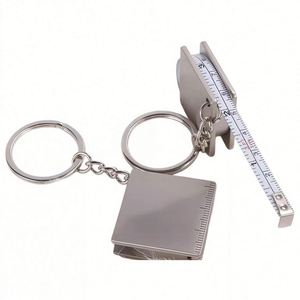 Cinta Métrica Retráctil con Logotipo Personalizado, Llavero con Cinta Métrica, Cinta Métrica Compacta para Bolsillos de Bolsos, Llaves, Portátil - Product Image 4