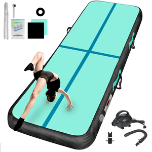 FBsport Colchoneta Inflable Personalizada de 3m, 5m, 6m, 10m, 12m, 15m para Gimnasia, Colchoneta de Aire para Tumbling, Set de Rodillos, <span class=keywords><strong>Mini</strong></span> Colchoneta de Gimnasia Inflable Económica - Product Image 2