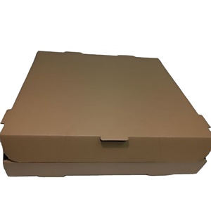 Caja de <span class=keywords><strong>pizza</strong></span> de cartón corrugado Kraft simple SP2769, personalizable con logotipo personalizado, caja de <span class=keywords><strong>pizza</strong></span> marrón de papel Krafe - Product Image 2