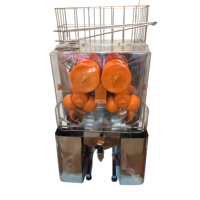 Extracteur de jus industriel automatique en acier inoxydable pour supermarchés, machine à jus d'orange électrique