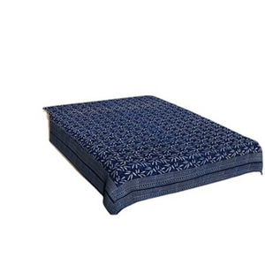 2026 Indian Hand <b>Block</b> Printed Plain Style Quality Hotel Use Bedsheet 100% Cotton 300TC OEM Manufacturer Price 90x108inch - Product Image 2