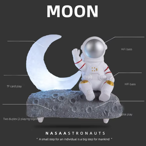 Adornos de decoración del hogar Productos de tendencia 2025 Nuevas llegadas Astronauta <span class=keywords><strong>Luna</strong></span> Lámpara Corán Altavoces de alta calidad - Product Image 6