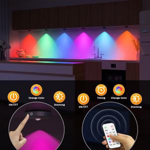 Lampe LED RGB rechargeable avec lentille, contrôle tactile et télécommande, luminosité réglable, batterie grande capacité 1000 mAh - Product Image 6