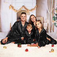 2022 pigiama natalizio personalizzato pigiama a maniche lunghe personalizzato per tutta la famiglia pigiama natalizio per bambini adulti Set pigiama di seta per la famiglia