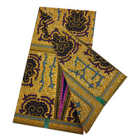 Tissu africain batik tissé en coton ciré hollandais 100% coton, ignifuge, léger, pour literie, textile de maison, robes, garçons et filles