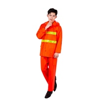 Ensemble imperméable vert militaire personnalisable imperméable chimique respectueux de l'environnement PVC réfléchissant épaissi pour la pêche