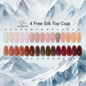 สีทาเล็บคุณภาพสูง OEM ไม่ต้องเช็ด ปลอดภัยต่อสิ่งแวดล้อม DIY แม่เหล็ก น้ำยาเคลือบเงา 4 ฟรี ซิลค์ท็อปโค้ท ยูวีเจล ปลอดสารพิษ ดีไซน์แบบฝรั่งเศส - Product Image 1