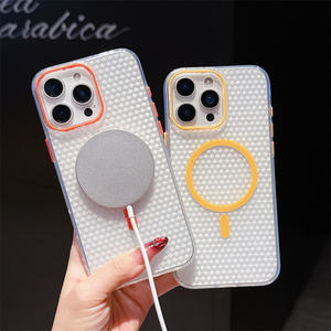 Étuis de téléphone portable à charge magnétique sans fil à prix réduit pour <span class=keywords><strong>iPhone</strong></span> 14 13 12 <span class=keywords><strong>11</strong></span> 15ProMax 16Plus Couverture transparente antichoc - Product Image 4